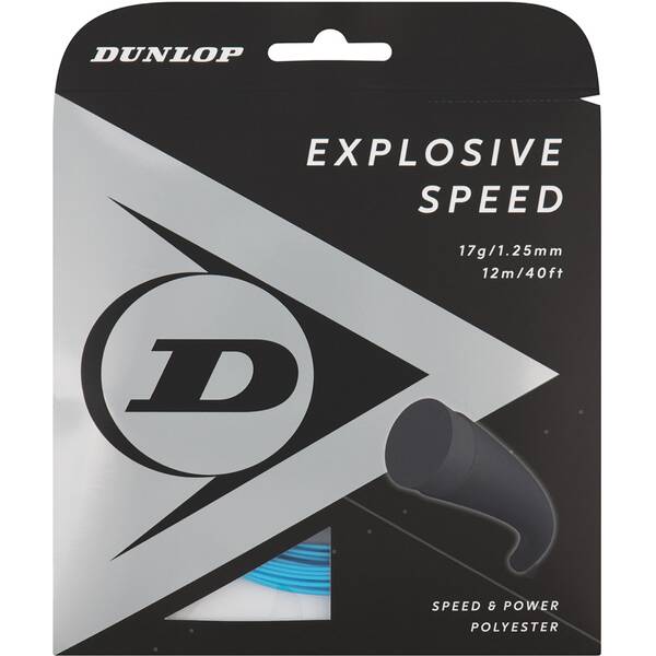 DUNLOP Tennissaite EXPLOSIVE SPEED 12m SET BLAU 1.25mm