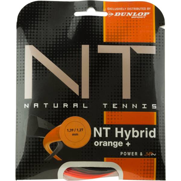 DUNLOP Tennissaite NT HYBRID ORANGE 1.39/1.27mm