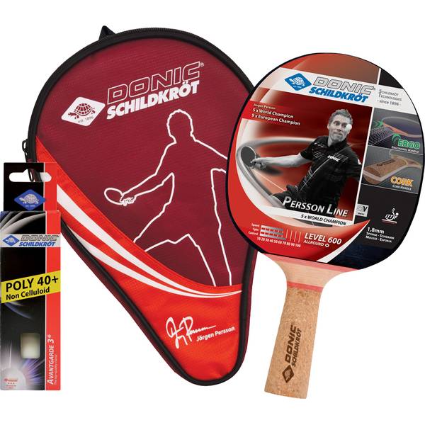 Donic Tischtennisschläger Person 600 mit Zubehör