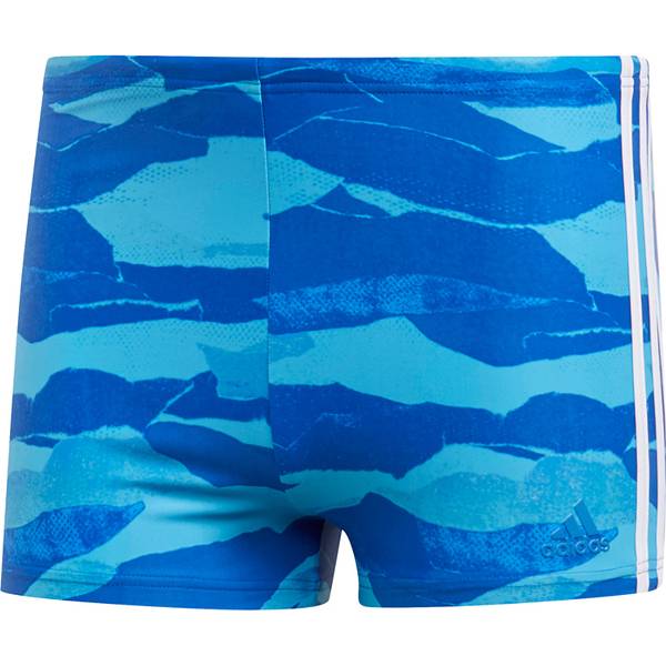 ADIDAS Herren 3-Streifen Graphic Boxer-Badehose