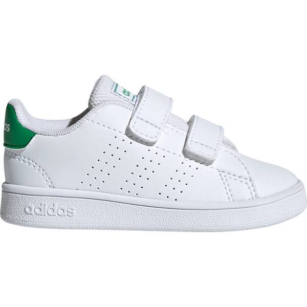 Adidas Turnschuhe Advantage weiß/grün