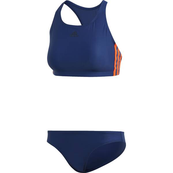 adidas Damen 3-Streifen Bikini Schwimmen Sport Badeanzug