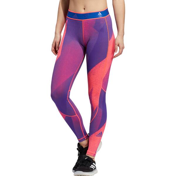 ADIDAS Damen Tight Alphaskin Graphic Lang