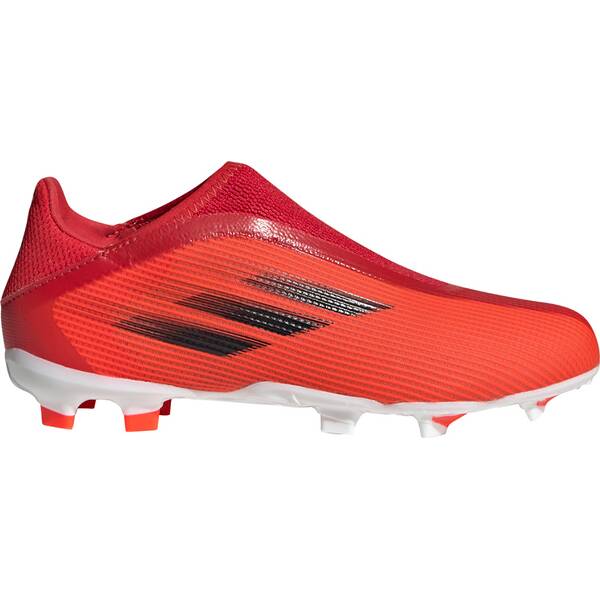 ADIDAS Kinder Fussball-Rasenschuhe Kinder Fußballschuhe X Speedflow.3 Laceless FG J