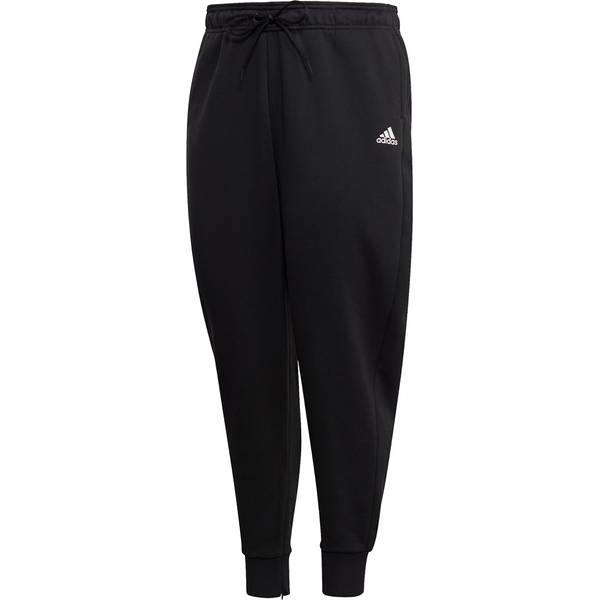 adidas Damen Stacked Logo Fleec Hose – Große Größen