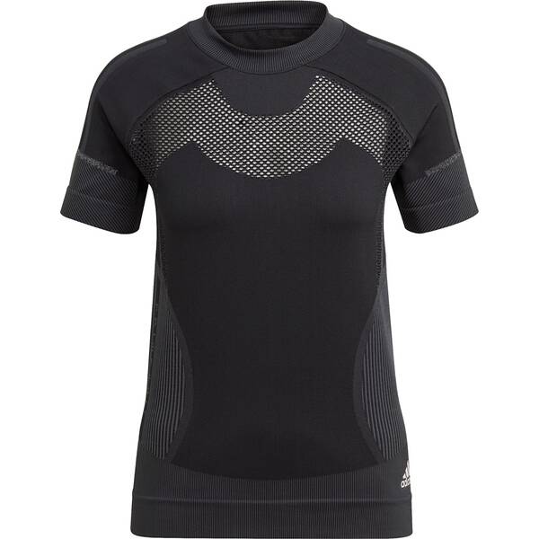 ADIDAS Damen Laufshirt Primeknit Kurzarm