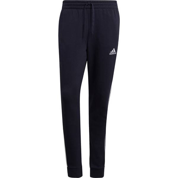 ADIDAS Herren Sporthose ESSENTIALS FLEECE TAPERED CUFF 3-STREIFEN