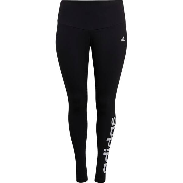 adidas Damen Essentials High-Waisted Logo Leggings – Große Größen