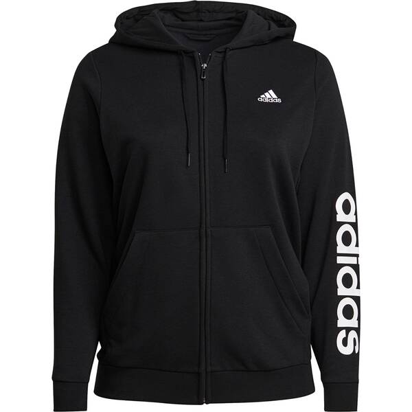 adidas Damen Essentials Logo Kapuzenjacke – Große Größen