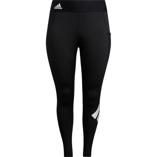adidas Damen Techfit Long Logo Tight – Große Größen