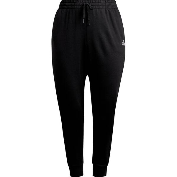 adidas Damen Essentials French Terry Logo Hose – Große Größen