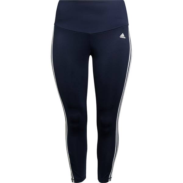 adidas Damen Designed To Move High-Rise 3-Streifen Sport 7/8-Tight – Große Größen