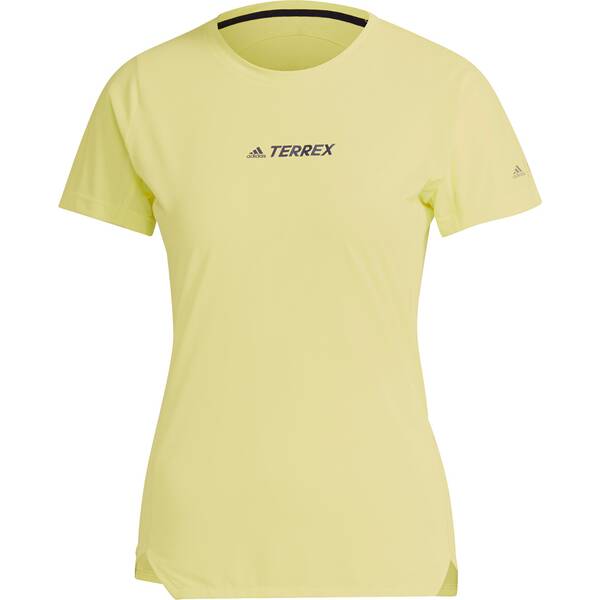 ADIDAS Damen Laufshirt Parley Agravic Allaround Tee Kurzarm