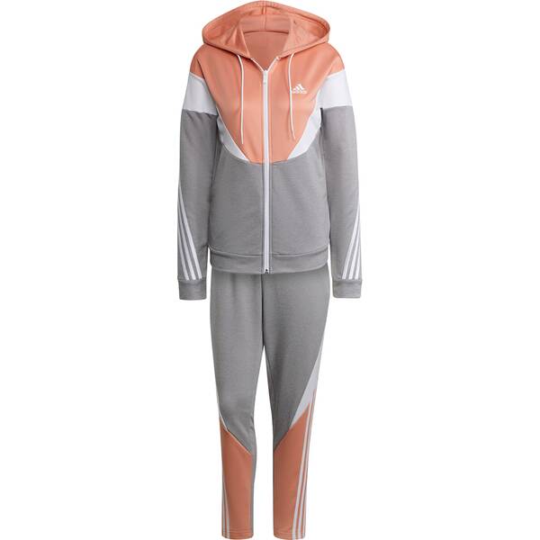 adidas Damen Sportswear Colorblock Trainingsanzug