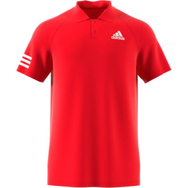 adidas Herren Tennis Club 3-Streifen Poloshirt