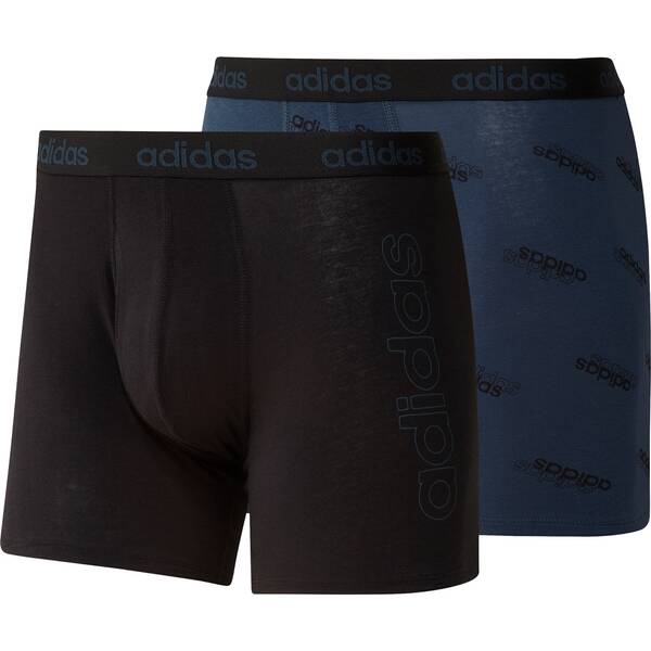 adidas Herren Essentials Logo Boxershorts, 2er-Pack