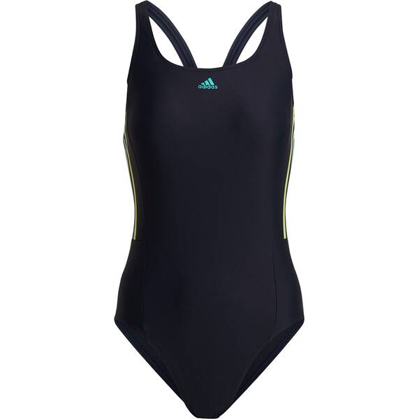 adidas Damen Mid 3-Streifen Badeanzug