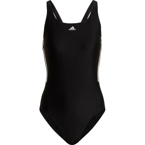 adidas Damen Mid 3-Streifen Badeanzug