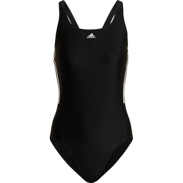 adidas Damen Mid 3-Streifen Badeanzug