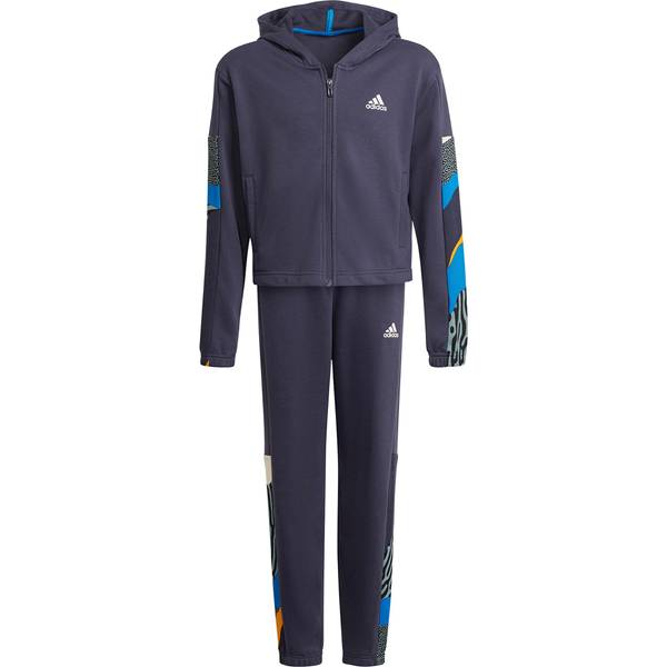 adidas Kinder Wildshape Print Cotton Trainingsanzug