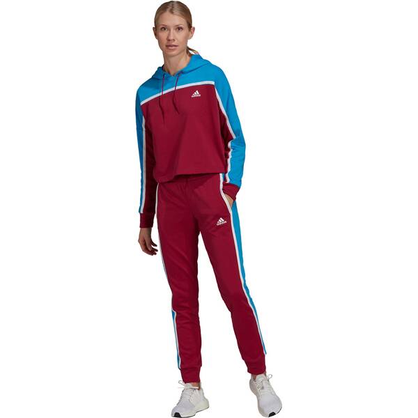 adidas Damen Sportswear Subtle Block Trainingsanzug