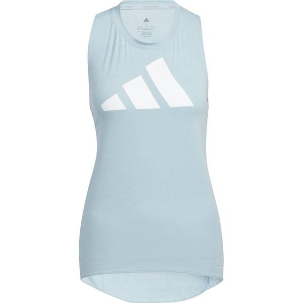 adidas - Women's Winter 3-Bars Logo Training Träger Shirt - Tank Top Gr L grau