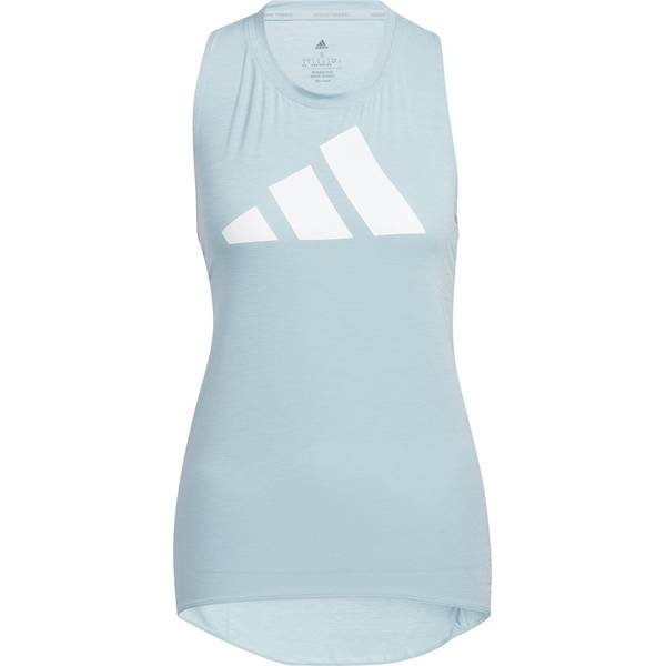 adidas - Women's Winter 3-Bars Logo Training Träger Shirt - Tank Top Gr L grau