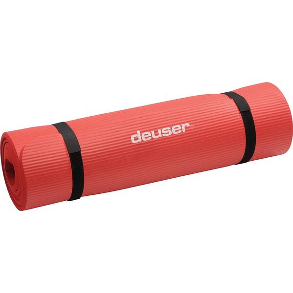 DEUSER Fitness-Matte (NBR) - rot