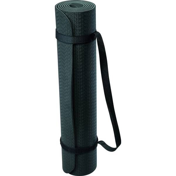 DEUSER Yoga-Matte (TPE) - schwarz/grau