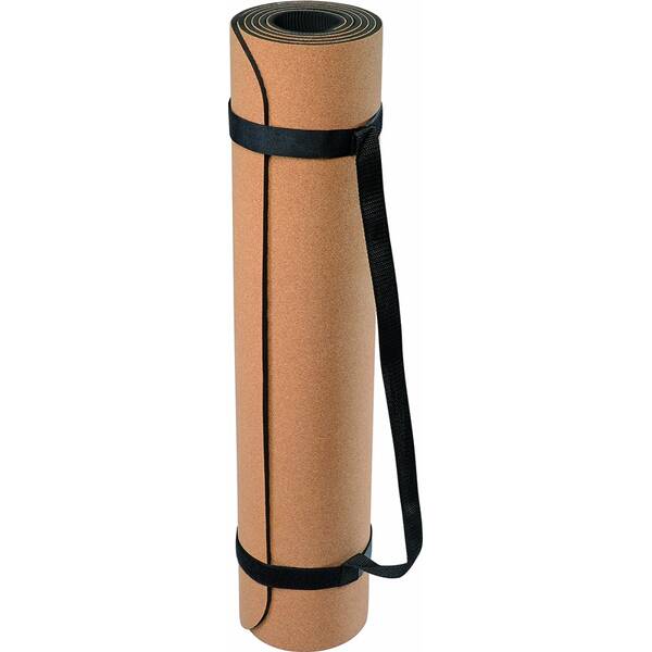 DEUSER Yoga-Matte (TPE) - kork/grau