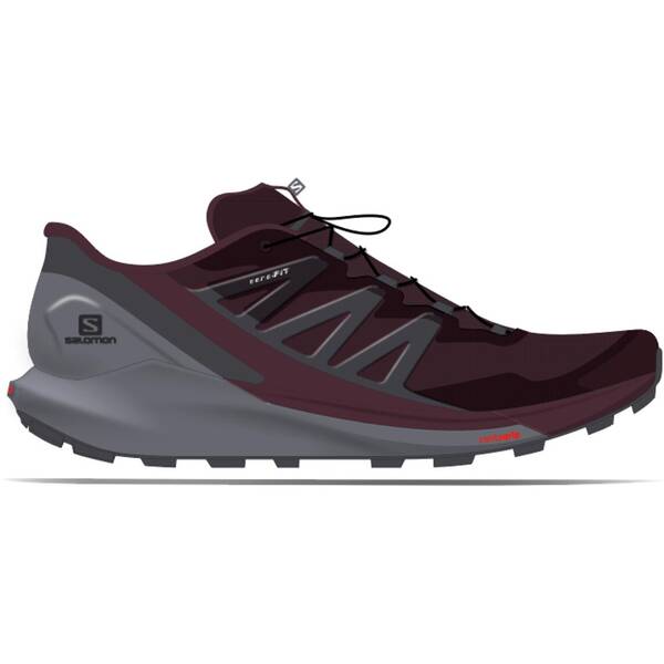 SALOMON Damen Trailrunningschuhe SHOES SENSE RIDE 4 W Wine Tasting/QuSh/E