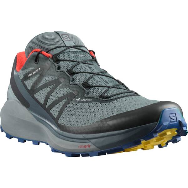 SALOMON Herren Trailrunningschuhe SHOES SENSE RIDE 4 INVISIBLE GTX StoWea