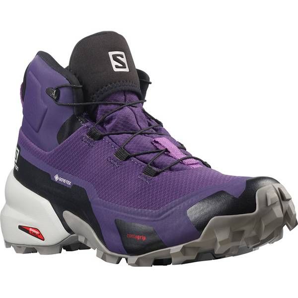 SALOMON Damen Trekkingstiefel SHOES CROSS HIKE MID GTX W Grape/FrstGy