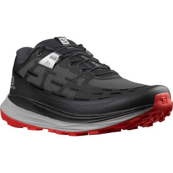SALOMON Herren Trailrunningschuhe SHOES ULTRA GLIDE Black/Alloy/Goji Berry