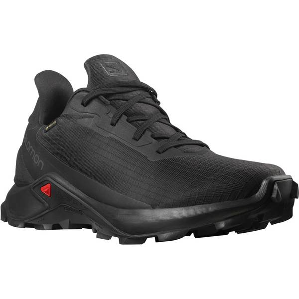 SALOMON Herren Trailrunningschuhe SHOES ALPHACROSS 3 GTX Black/Black/Black