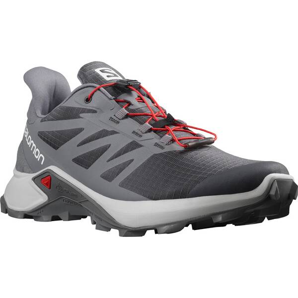 SALOMON Herren Trailrunningschuhe SHOES SUPERCROSS 3 Ebony/Lunar Rock/QuSh