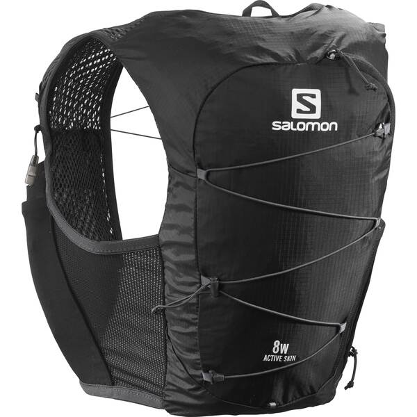 SALOMON Rucksack ACTIVE SKIN 8 W SET BLACK/EBONY