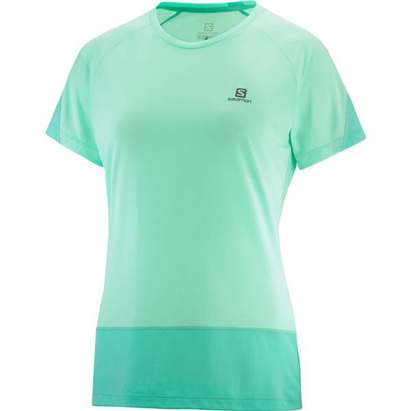 Salomon - Women's Cross Run S/S Tee - Laufshirt Gr XL beige