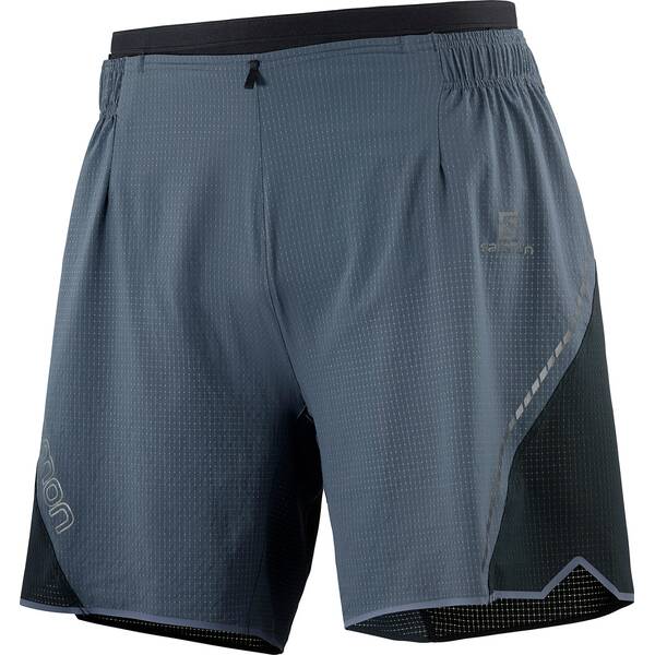 SALOMON Herren SENSE AERO 7'' SHORTS M EBONY/BLACK