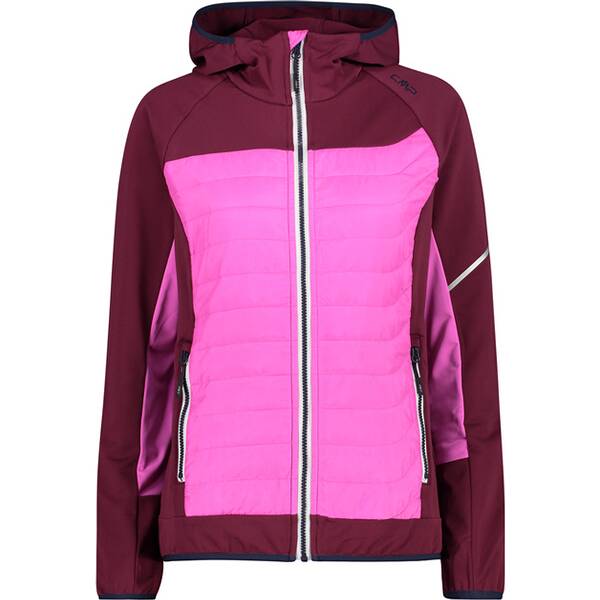 CMP Damen Kapuzensweat WOMAN JACKET FIX HOOD HYBRID