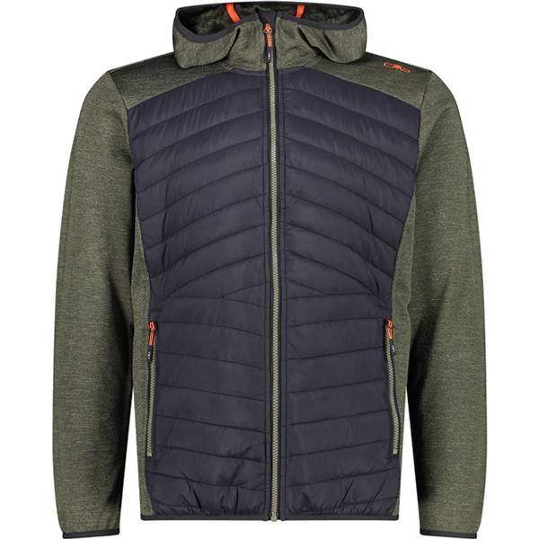 CMP Herren Kapuzensweat MAN HYBRID JACKET FIX HOOD