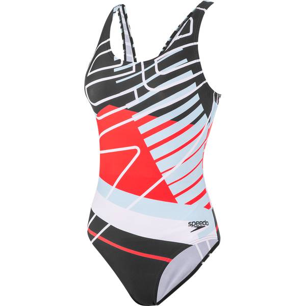 Damen Badeanzug CORE U-BK 1PCE AF BLK/WHITE