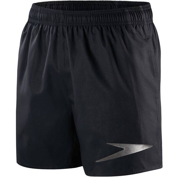 SPEEDO Herren Badeshorts SPORT LOGO 16 WSHT AM BLK/GREY