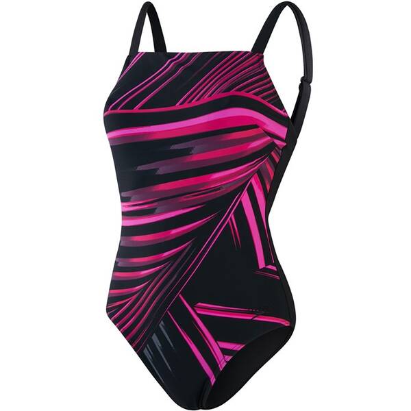 SPEEDO Damen Badeanzug SHPG AMBERGLOW PT 1PC AF BK/PK