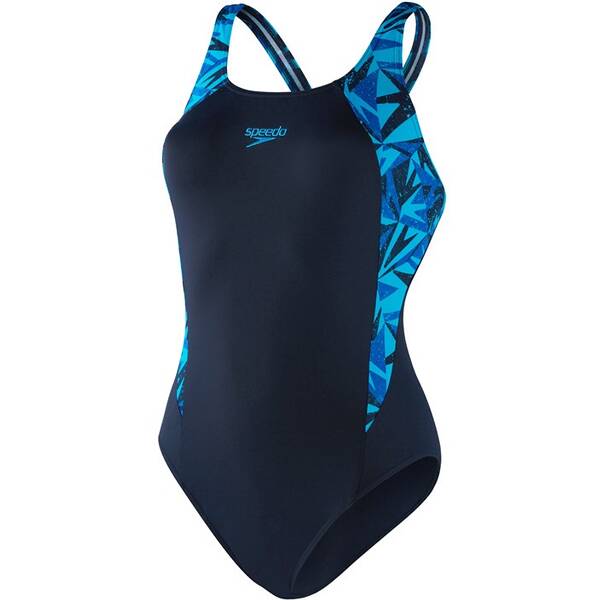 SPEEDO Damen Badeanzug HYPERBOOM SPL MSBK AF NAVY/BLU
