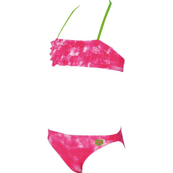ARENA Mädchen Bandeau Bikini Clouds