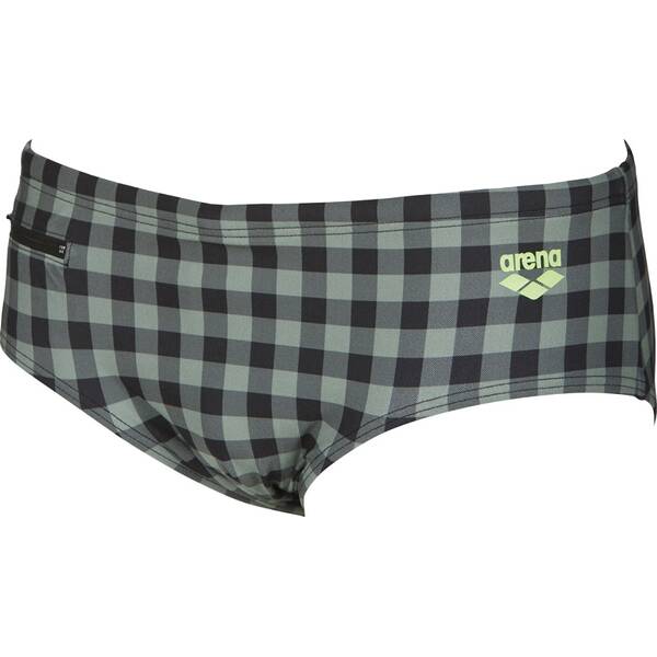 ARENA Herren Badehose Slip Small Checks