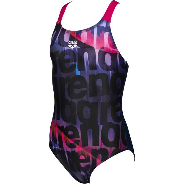 Arena - Girl's Arena Waves V Back One Piece - Badeanzug Gr 128 blau