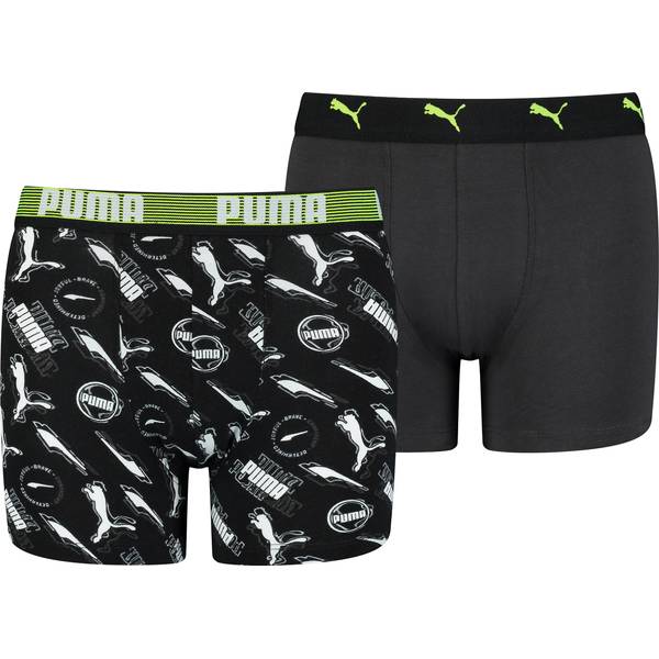 PUMA Alpha Print Kinder-Boxershorts 2er-Pack