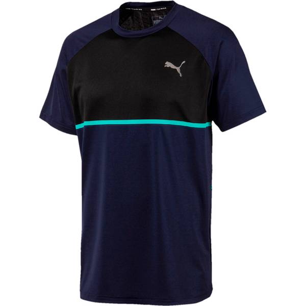 PUMA Herren Fitness-Shirt Power Kurzarm